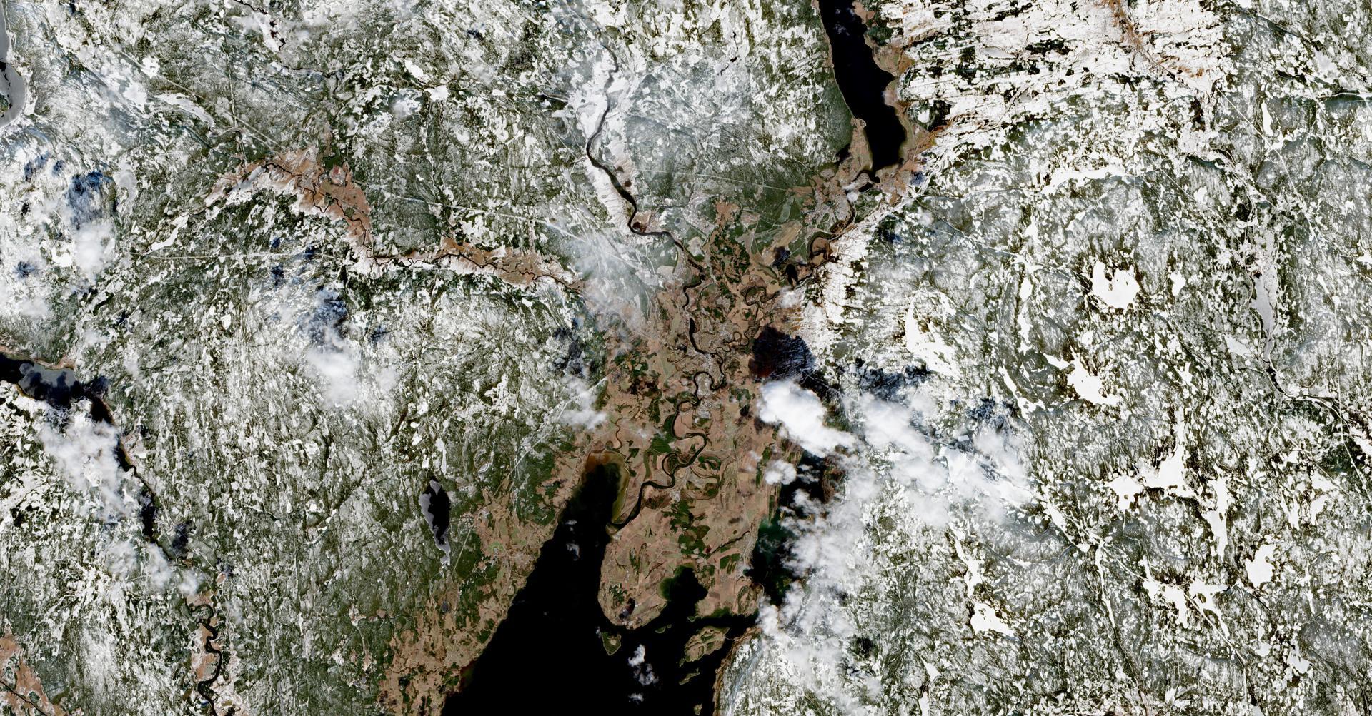 Long Island Satellite Map View